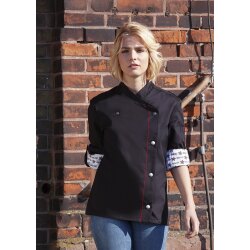 KARLOWSKY Damen Kochjacke ROCK-CHEF® Druckknöpfe...