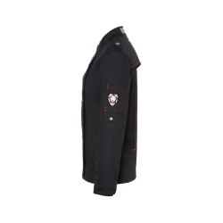 KARLOWSKY Damen Kochjacke ROCK-CHEF® Druckknöpfe Schwarz