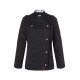 KARLOWSKY Damen Kochjacke ROCK-CHEF® Druckknöpfe Schwarz