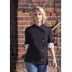 KARLOWSKY Damen Kochjacke ROCK-CHEF® Druckknöpfe Schwarz