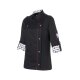 KARLOWSKY Damen Kochjacke ROCK-CHEF® Druckknöpfe Schwarz