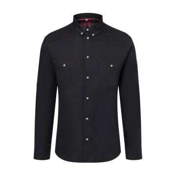 KARLOWSKY Herren Kochhemd ROCK-CHEF®-Stage2 Langarm Schwarz