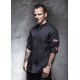 KARLOWSKY Herren Kochhemd ROCK-CHEF®-Stage2 Langarm Schwarz