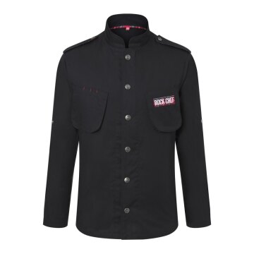 KARLOWSKY Herren Kochjacke Raw-Draft ROCK-CHEF®-Stage2 Schwarz