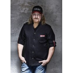 KARLOWSKY Herren Kochjacke Raw-Draft ROCK-CHEF®-Stage2 Schwarz