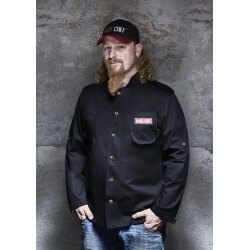 KARLOWSKY Herren Kochjacke Raw-Draft ROCK-CHEF®-Stage2 Schwarz