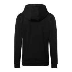 KARLOWSKY Unisex Kapuzen-Sweatjacke ROCK-CHEF® Schwarz/Glencheck