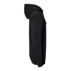 KARLOWSKY Unisex Kapuzen-Sweatjacke ROCK-CHEF® Schwarz/Glencheck
