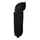 KARLOWSKY Unisex Kapuzen-Sweatjacke ROCK-CHEF® Schwarz/Glencheck