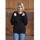 KARLOWSKY Unisex Kapuzen-Sweatjacke ROCK-CHEF® Schwarz/Glencheck