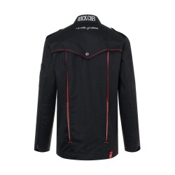 KARLOWSKY Herren Kochjacke ROCK-CHEF® Regular Baumwolle Schwarz