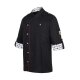 KARLOWSKY Herren Kochjacke ROCK-CHEF® Regular Baumwolle Schwarz