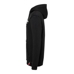 KARLOWSKY Unisex Kapuzen-Sweatpullover ROCK-CHEF® Schwarz/Glencheck
