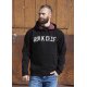 KARLOWSKY Unisex Kapuzen-Sweatpullover ROCK-CHEF® Schwarz/Glencheck