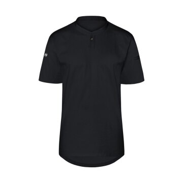 KARLOWSKY Damen Arbeitsshirt PERFORMANCE Kurzarm Twill Schwarz