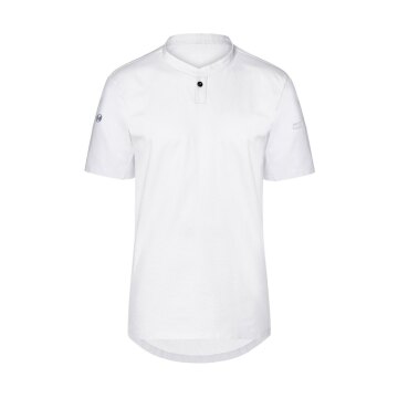 KARLOWSKY Damen Arbeitsshirt PERFORMANCE Kurzarm Twill Weiß