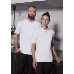 KARLOWSKY Damen Arbeitsshirt PERFORMANCE Kurzarm Twill Weiß