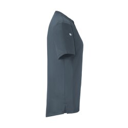 KARLOWSKY Damen Arbeitsshirt PERFORMANCE Kurzarm Twill Anthrazit