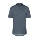 KARLOWSKY Damen Arbeitsshirt PERFORMANCE Kurzarm Twill Anthrazit