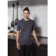 KARLOWSKY Damen Arbeitsshirt PERFORMANCE Kurzarm Twill Anthrazit