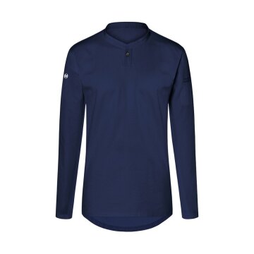 KARLOWSKY Damen Arbeitsshirt PERFORMANCE Langarm Slim Marine