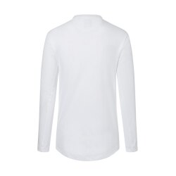 KARLOWSKY Damen Arbeitsshirt PERFORMANCE Langarm Slim Twill Weiß