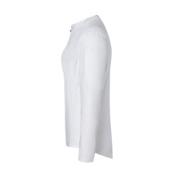 KARLOWSKY Damen Arbeitsshirt PERFORMANCE Langarm Slim Twill Weiß