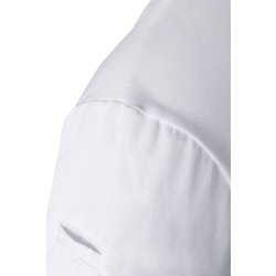 Karlowsky Damen Arbeitsshirt PERFORMANCE Langarm Stehkragen Knopf Baumwolle/Polyestermix OEKO-TEX® atmungsaktiv Weiß