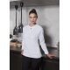 KARLOWSKY Damen Arbeitsshirt PERFORMANCE Langarm Slim Twill Weiß
