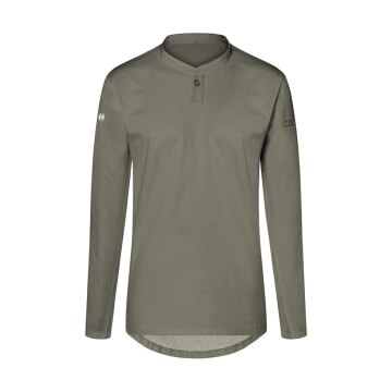 KARLOWSKY Damen Arbeitsshirt PERFORMANCE Langarm Twill Salbei