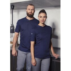 KARLOWSKY Herren Arbeitsshirt PERFORMANCE Kurzarm Slim Marine
