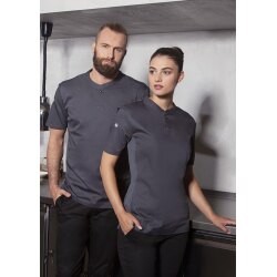 KARLOWSKY Herren Arbeitsshirt PERFORMANCE Kurzarm Slim Anthrazit