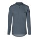 KARLOWSKY Herren Arbeitsshirt PERFORMANCE Langarm Slim Anthrazit