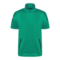 Karlowsky T-Shirt GREEN-GENERATION unisex Kurzarm Stehkragen Regular Fit Polyester/Elasthanmix nachhaltig pflegeleicht Jadegrün