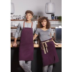 Karlowsky Vorbinder GREEN-GENERATION 110 x 65 cm unisex Taschen Polyester/Baumwollmix nachhaltig waschecht pflegeleicht Aubergine
