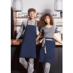 Karlowsky Vorbinder GREEN-GENERATION 110 x 65 cm unisex Taschen Polyester/Baumwollmix nachhaltig waschecht pflegeleicht Stahlblau