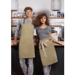 Karlowsky Vorbinder GREEN-GENERATION 110 x 65 cm unisex Taschen Polyester/Baumwollmix nachhaltig waschecht pflegeleicht Kieselgrau