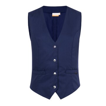 KARLOWSKY Damen Serviceweste LENA V-Neck Modern-Fit Marine