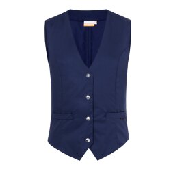 KARLOWSKY Damen Serviceweste LENA V-Neck Modern-Fit Marine