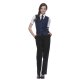 KARLOWSKY Damen Serviceweste LENA V-Neck Modern-Fit Marine
