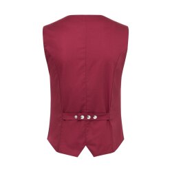 KARLOWSKY Damen Serviceweste LENA V-Neck Modern-Fit Bordeaux