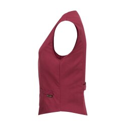 KARLOWSKY Damen Serviceweste LENA V-Neck Modern-Fit Bordeaux