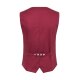 KARLOWSKY Damen Serviceweste LENA V-Neck Modern-Fit Bordeaux