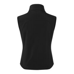 KARLOWSKY Damen Softshellweste CLASSIC Zipper Modern-Fit Schwarz