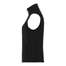 KARLOWSKY Damen Softshellweste CLASSIC Zipper Modern-Fit Schwarz