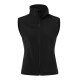 KARLOWSKY Damen Softshellweste CLASSIC Zipper Modern-Fit Schwarz