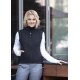 KARLOWSKY Damen Softshellweste CLASSIC Zipper Modern-Fit Schwarz