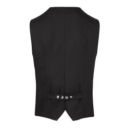 KARLOWSKY Herren Serviceweste KAI V-Neck Modern-Fit Schwarz