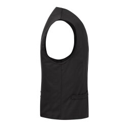 KARLOWSKY Herren Serviceweste KAI V-Neck Modern-Fit Schwarz