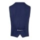 KARLOWSKY Herren Serviceweste KAI V-Neck Modern-Fit Marine